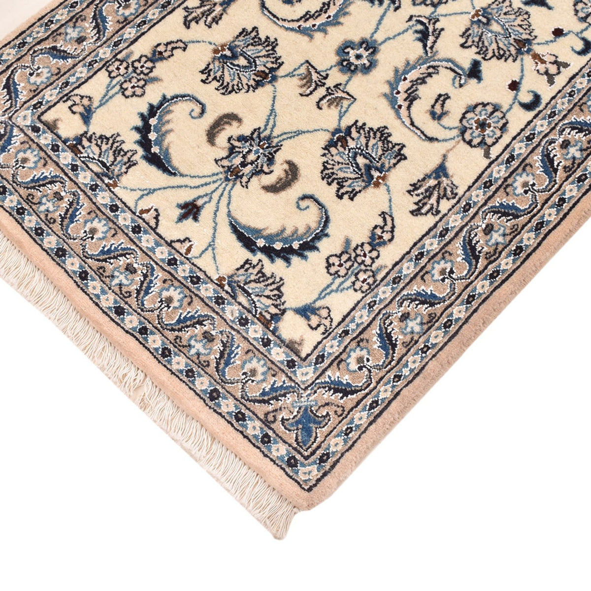 Runner Perser Rug - Nain - Royal - 196 x 61 cm - cream