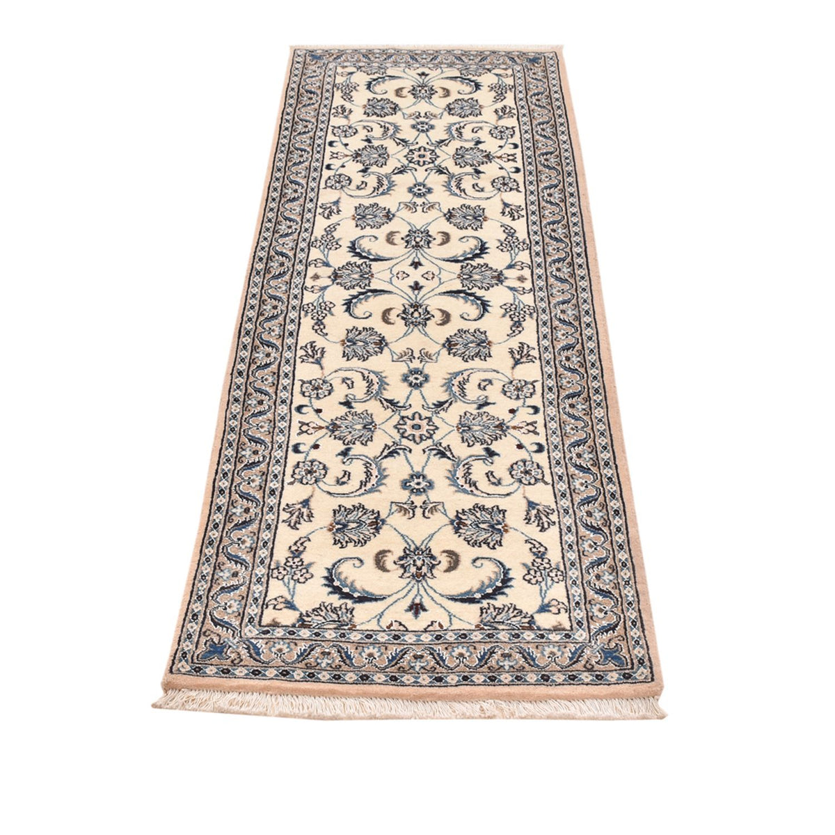 Runner Perser Rug - Nain - Royal - 196 x 61 cm - cream