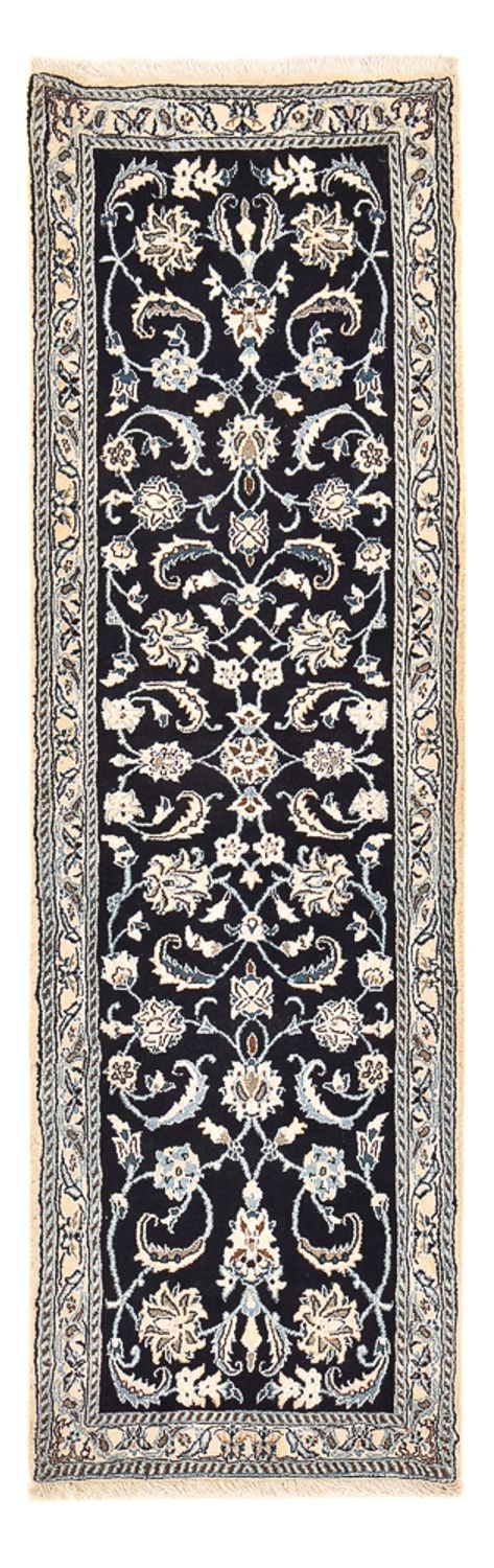 Runner Perser Rug - Nain - Royal - 203 x 62 cm - dark blue