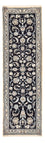 Runner Perser Rug - Nain - Royal - 203 x 62 cm - dark blue