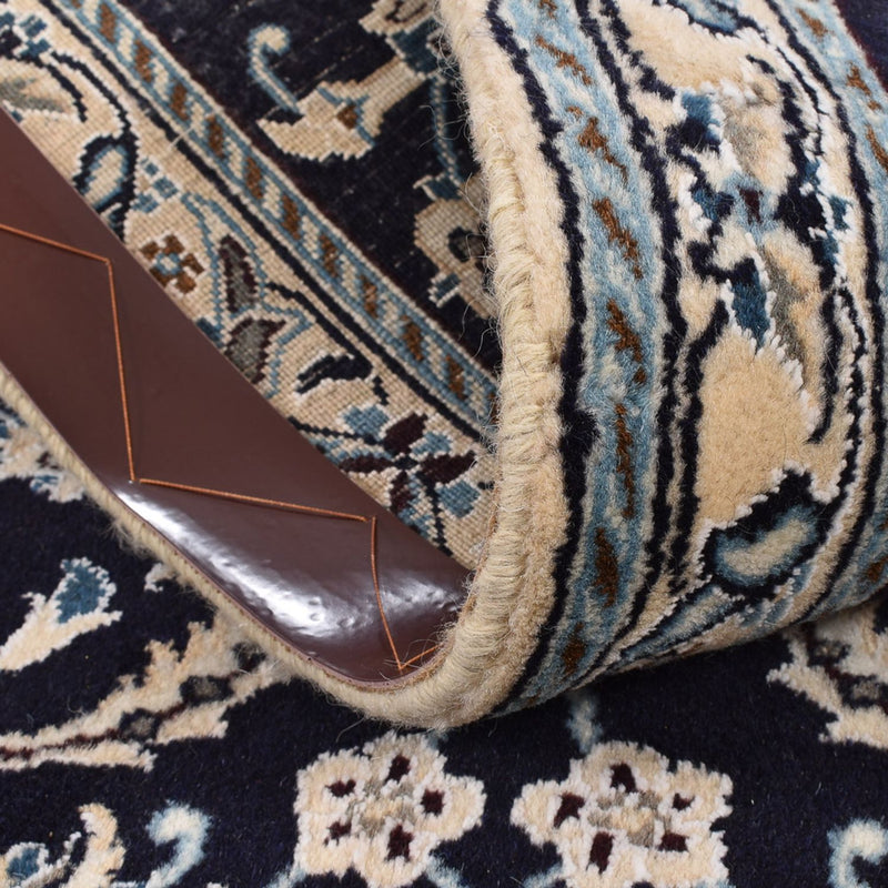 Runner Perser Rug - Nain - Royal - 203 x 62 cm - dark blue