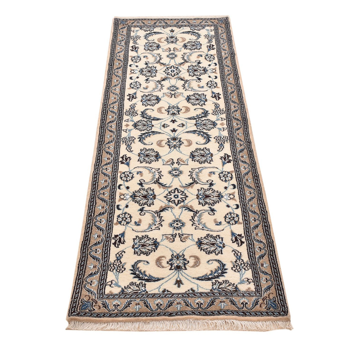 Runner Perser Rug - Nain - Royal - 202 x 63 cm - cream