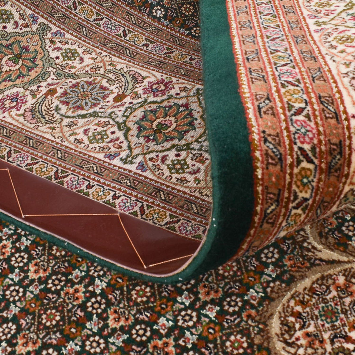 Runner Perser Rug - Tabriz - Royal - 404 x 200 cm - sand