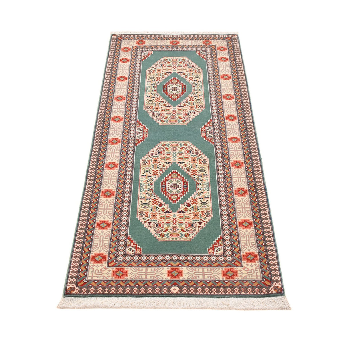 Runner Perser Rug - Tabriz - Royal - 192 x 70 cm - multicolored
