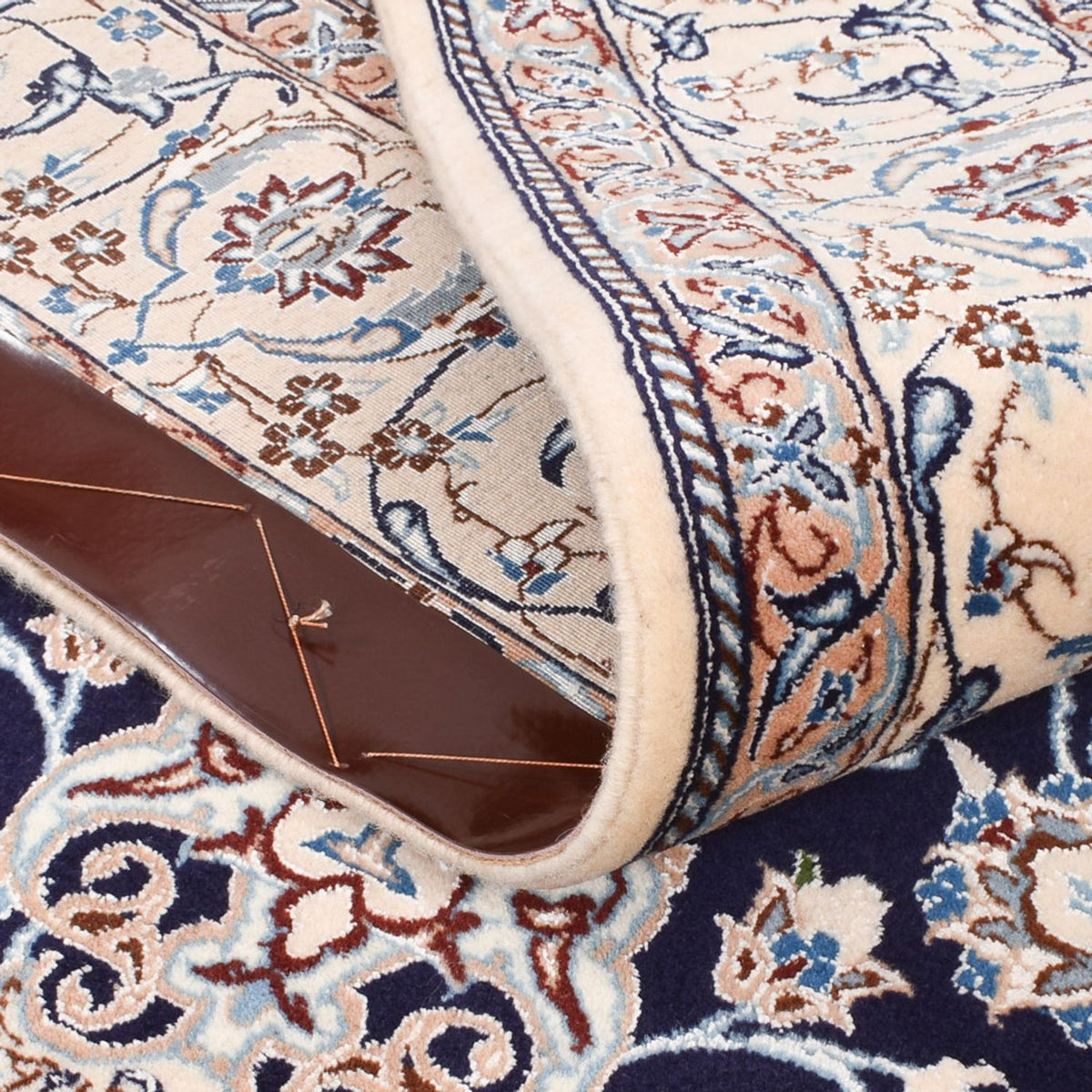 Perser Rug - Nain - Premium - 198 x 131 cm - dark blue