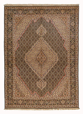 Perser Rug - Tabriz - Royal - 210 x 151 cm - dark brown