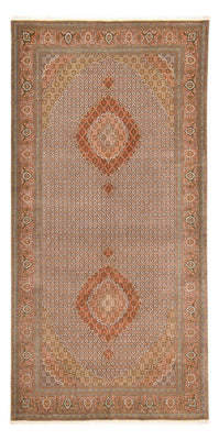 Runner Perser Rug - Tabriz - Royal - 403 x 200 cm - light brown