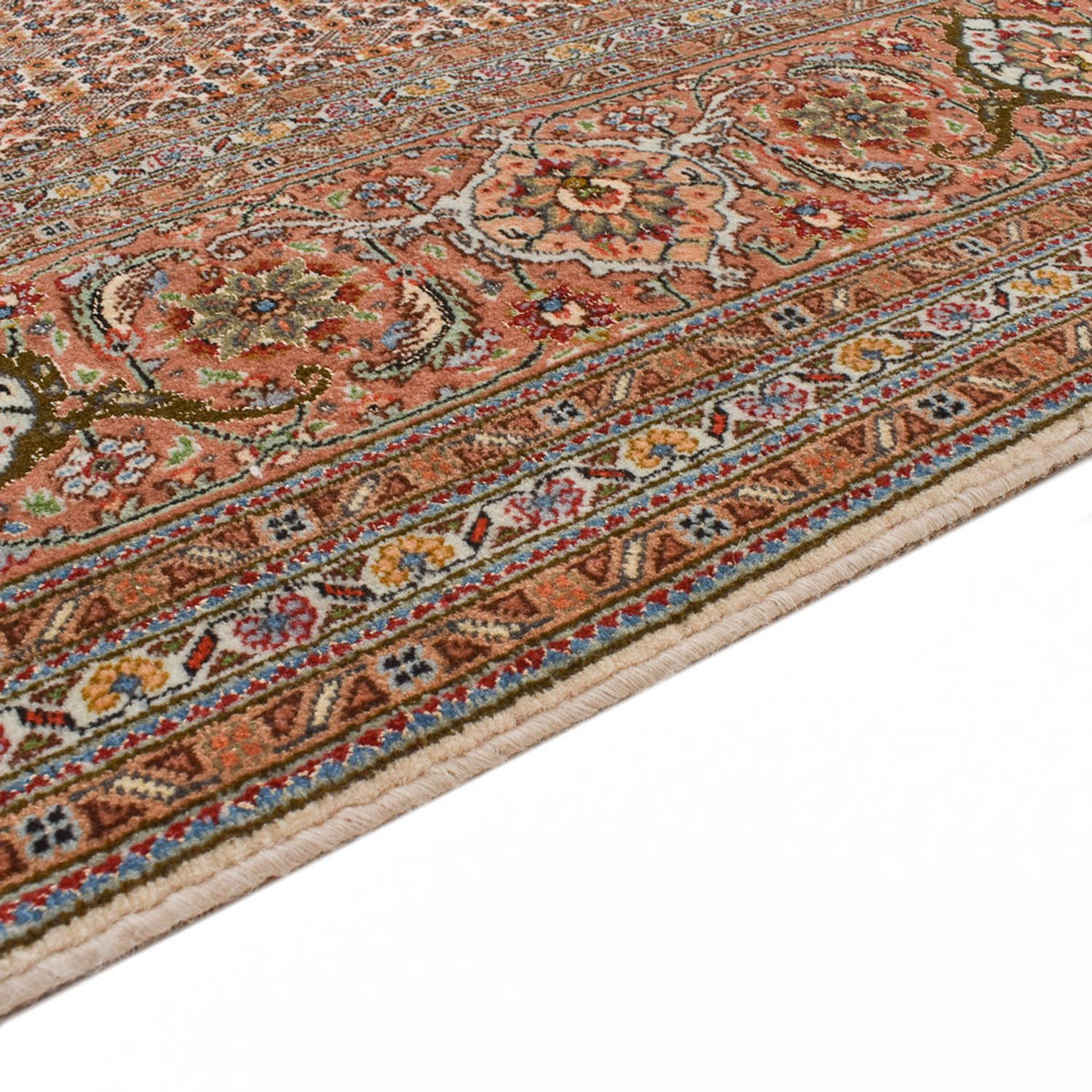 Runner Perser Rug - Tabriz - Royal - 407 x 201 cm - light brown