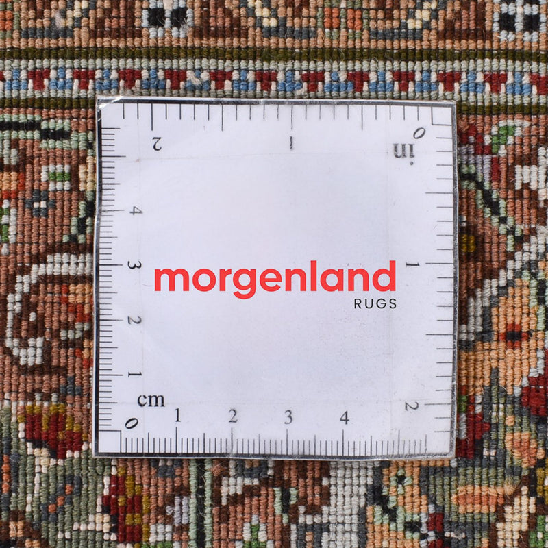 Runner Perser Rug - Tabriz - Royal - 407 x 201 cm - light brown