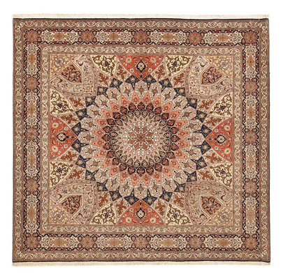 Perser Rug - Tabriz - Royal square  - 252 x 248 cm - dark beige