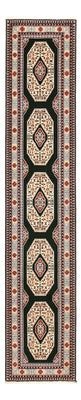 Runner Perser Rug - Tabriz - Premium - 370 x 75 cm - dark blue