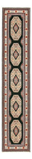 Runner Perser Rug - Tabriz - Premium - 370 x 75 cm - dark blue