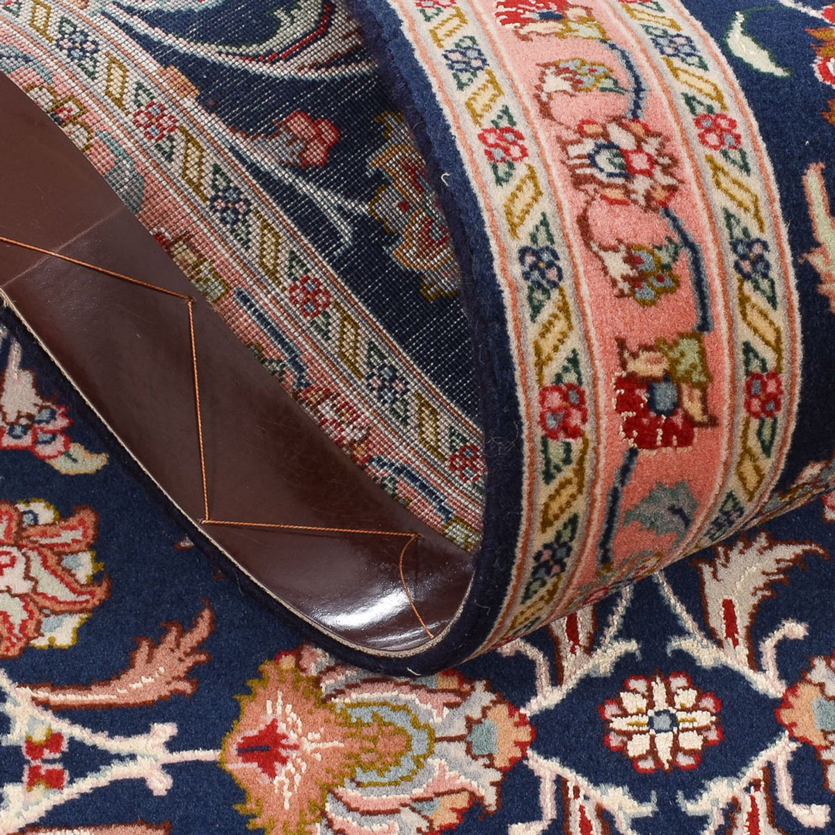 Runner Perser Rug - Tabriz - Premium - 300 x 68 cm - dark blue