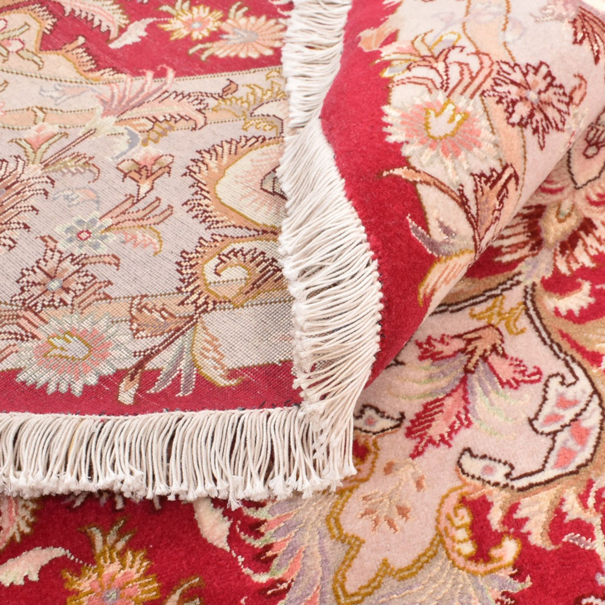 Perser Rug - Tabriz - Premium round  - 200 x 200 cm - red