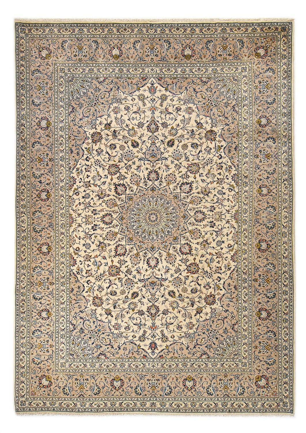 Perser Rug - Keshan - Royal - 353 x 250 cm - sand