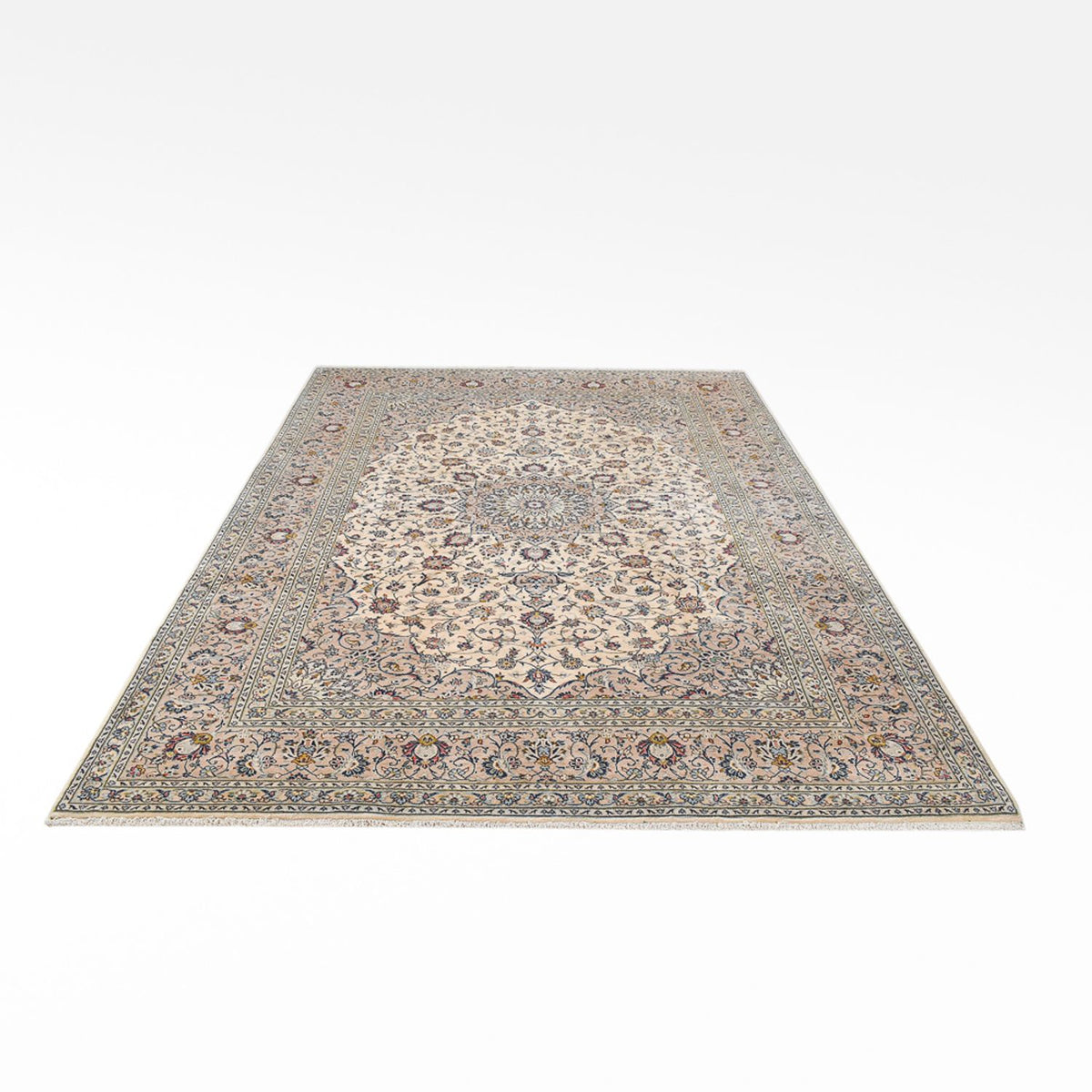 Perser Rug - Keshan - Royal - 347 x 244 cm - sand