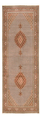 Runner Perser Rug - Tabriz - Royal - 404 x 150 cm - light brown