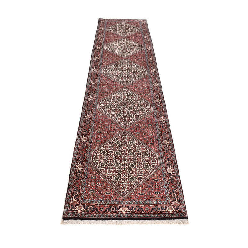 Runner Perser Rug - Bidjar - 389 x 74 cm - brown