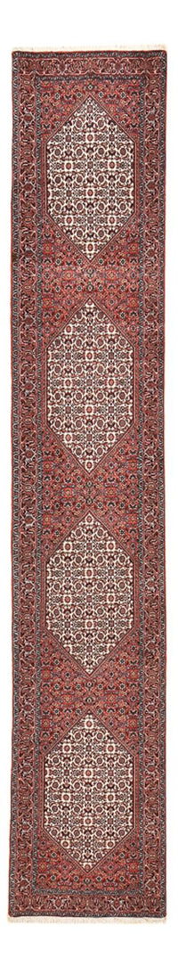 Runner Perser Rug - Bidjar - 400 x 74 cm - brown