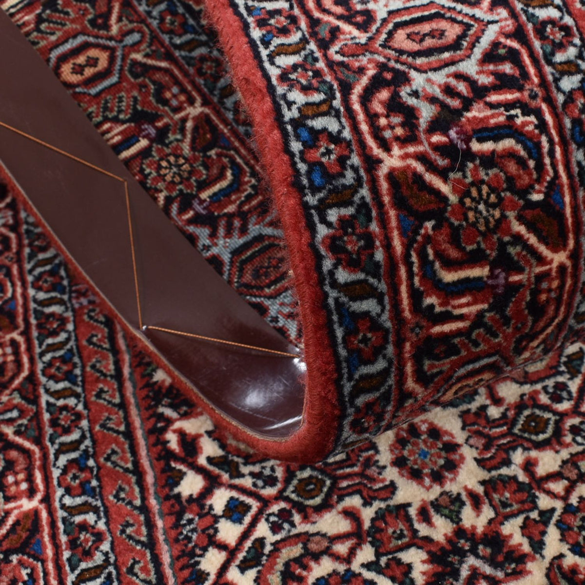 Runner Perser Rug - Bidjar - 400 x 74 cm - brown