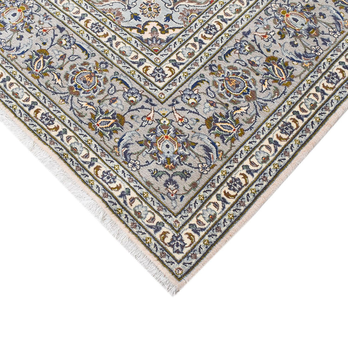 Perser Rug - Keshan - Royal - 347 x 248 cm - grey