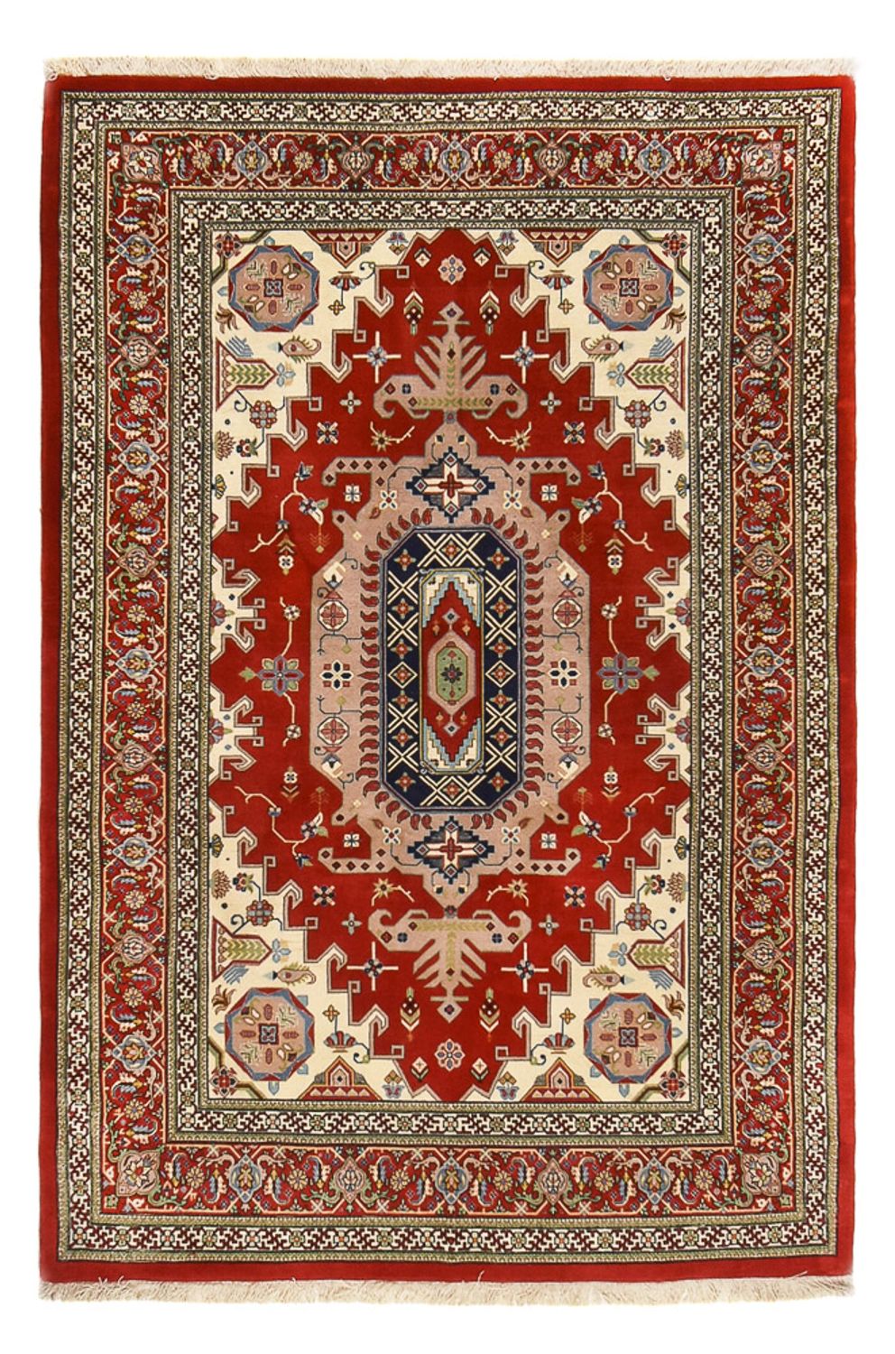 Perser Rug - Ghom - Royal - 204 x 137 cm - red