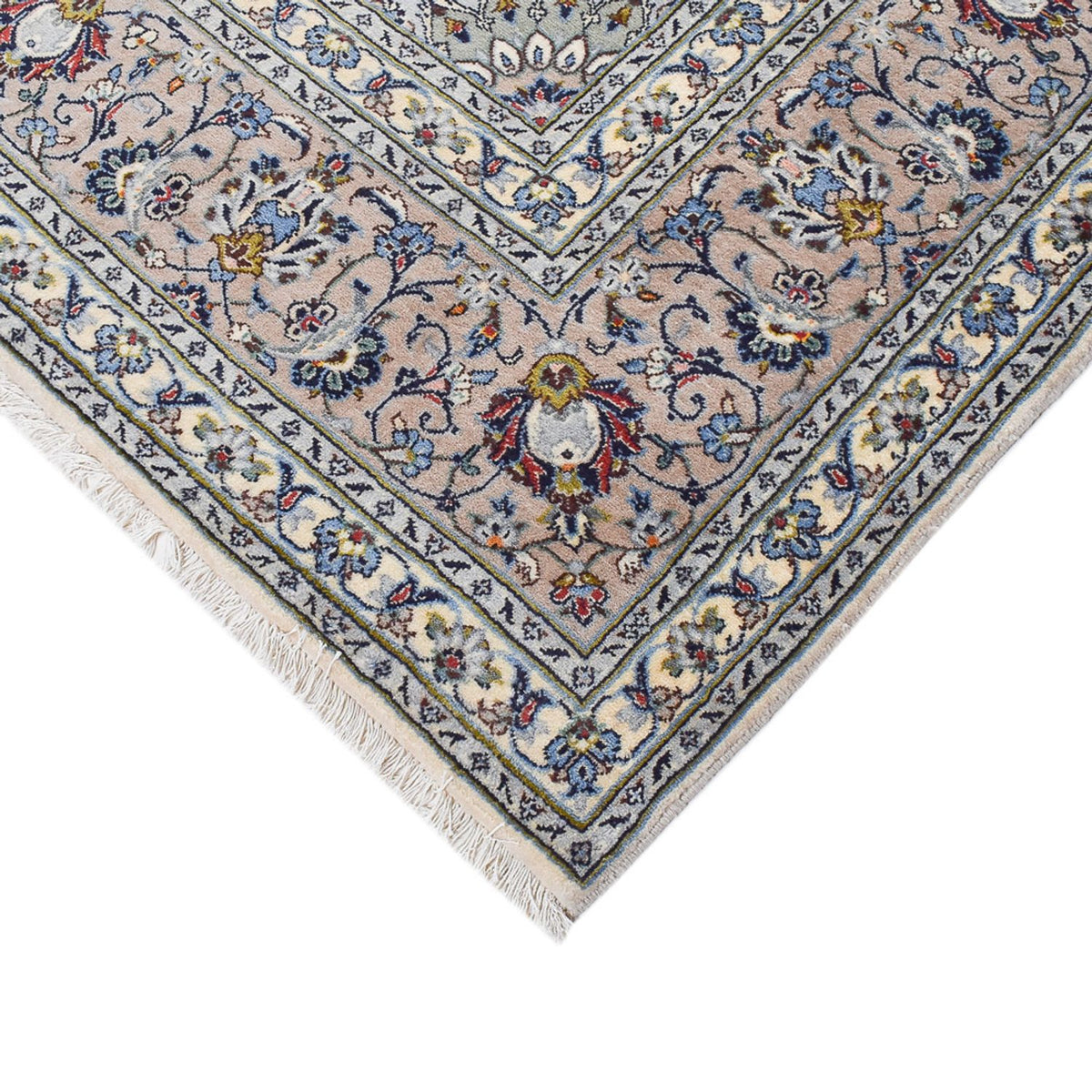 Perser Rug - Keshan - Royal - 350 x 246 cm - grey