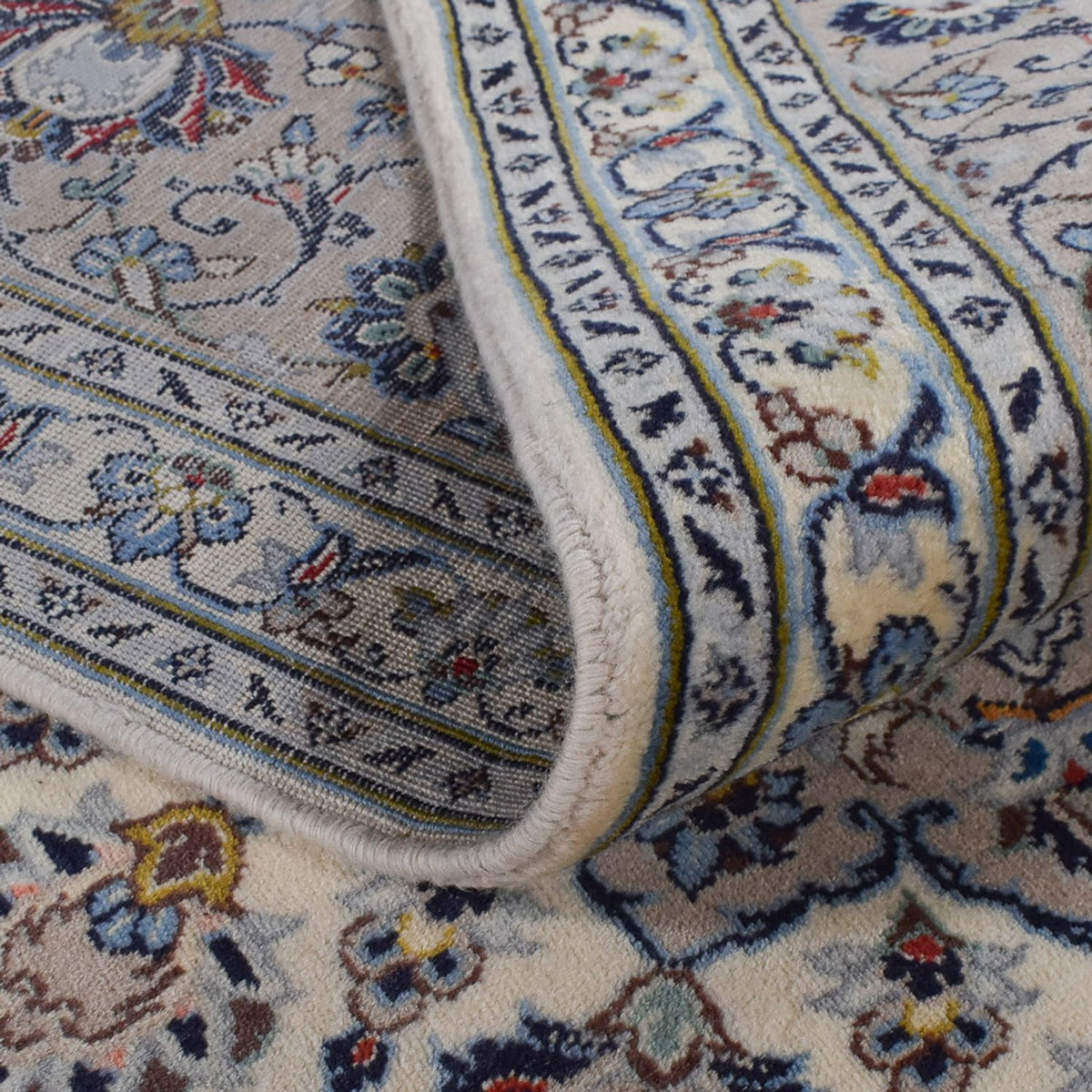 Perser Rug - Keshan - Royal - 350 x 246 cm - grey