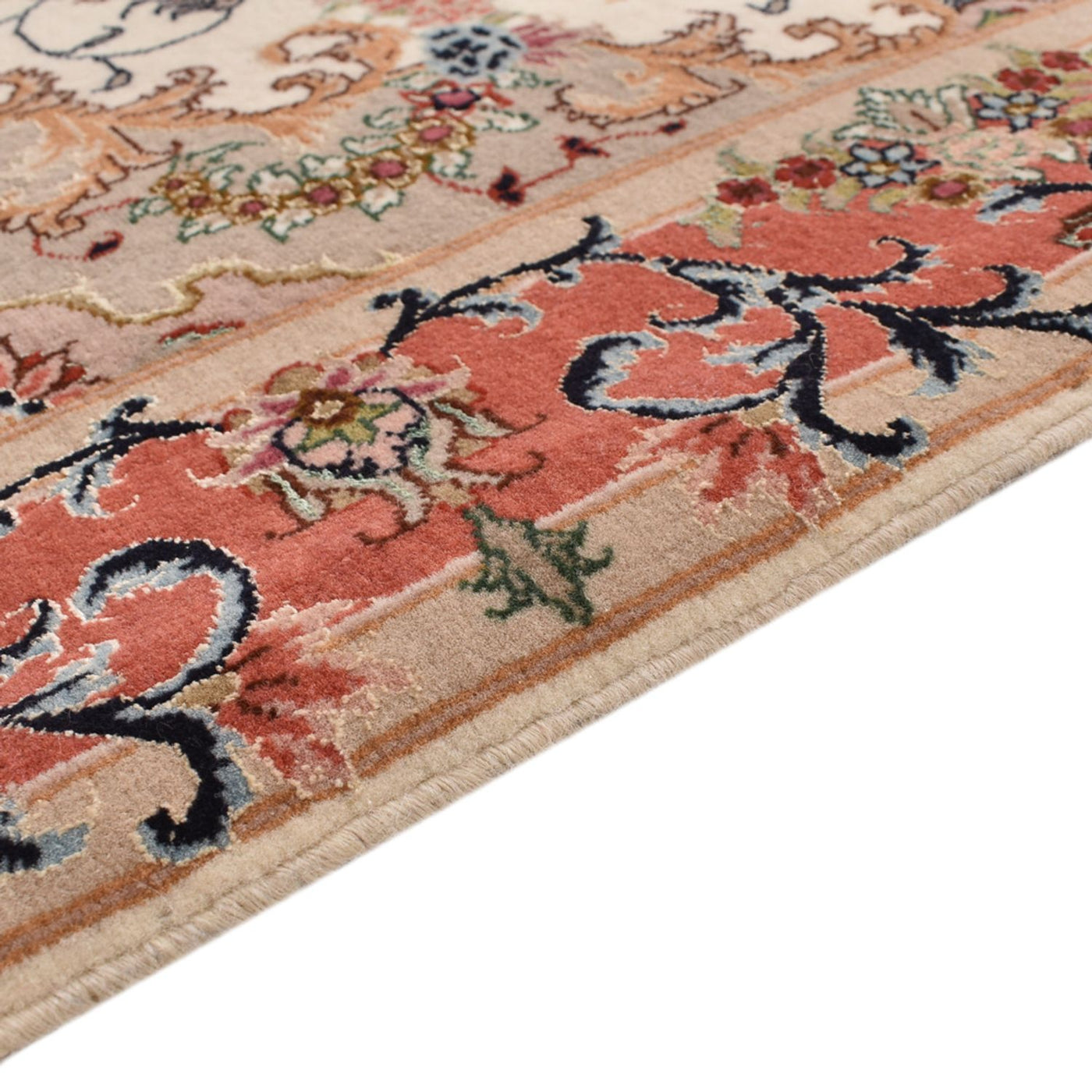 Tabriz - 50 Raj Rug 404x89cm - Persian Rugs