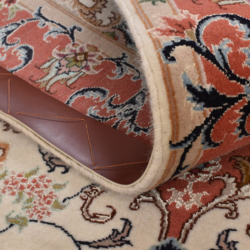 Runner Perser Rug - Tabriz - Royal - 404 x 89 cm - multicolored