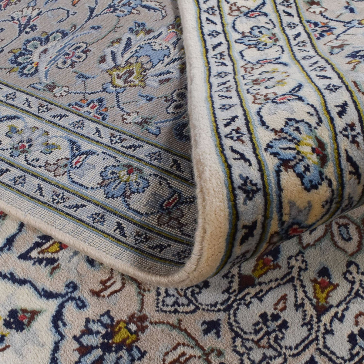 Perser Rug - Keshan - Royal - 350 x 250 cm - grey