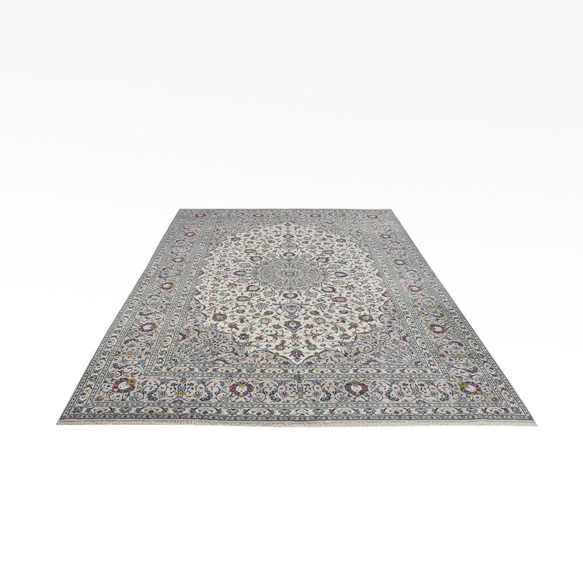 Perser Rug - Keshan - Royal - 354 x 245 cm - grey