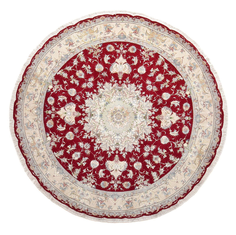 Perser Rug - Tabriz - Premium round  - 250 x 250 cm - red