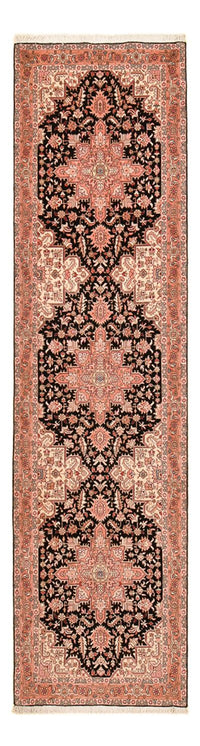 Runner Perser Rug - Tabriz - Royal - 352 x 91 cm - dark blue