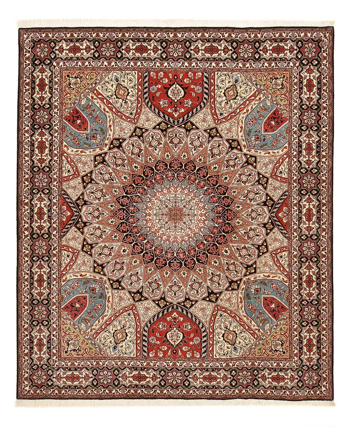 Perser Rug - Tabriz - Royal - 250 x 202 cm - dark beige