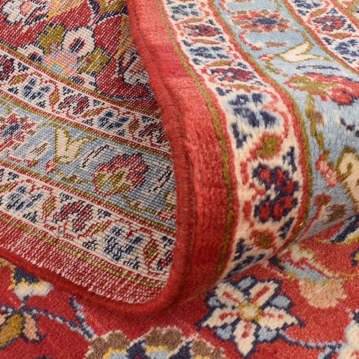 Runner Perser Rug - Keshan - 392 x 110 cm - red