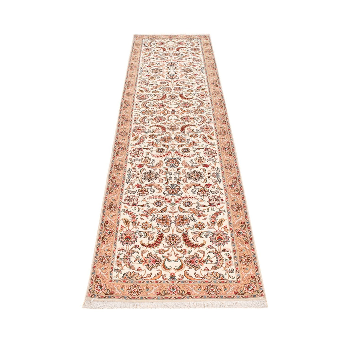 Runner Perser Rug - Tabriz - Premium - 320 x 77 cm - caramel