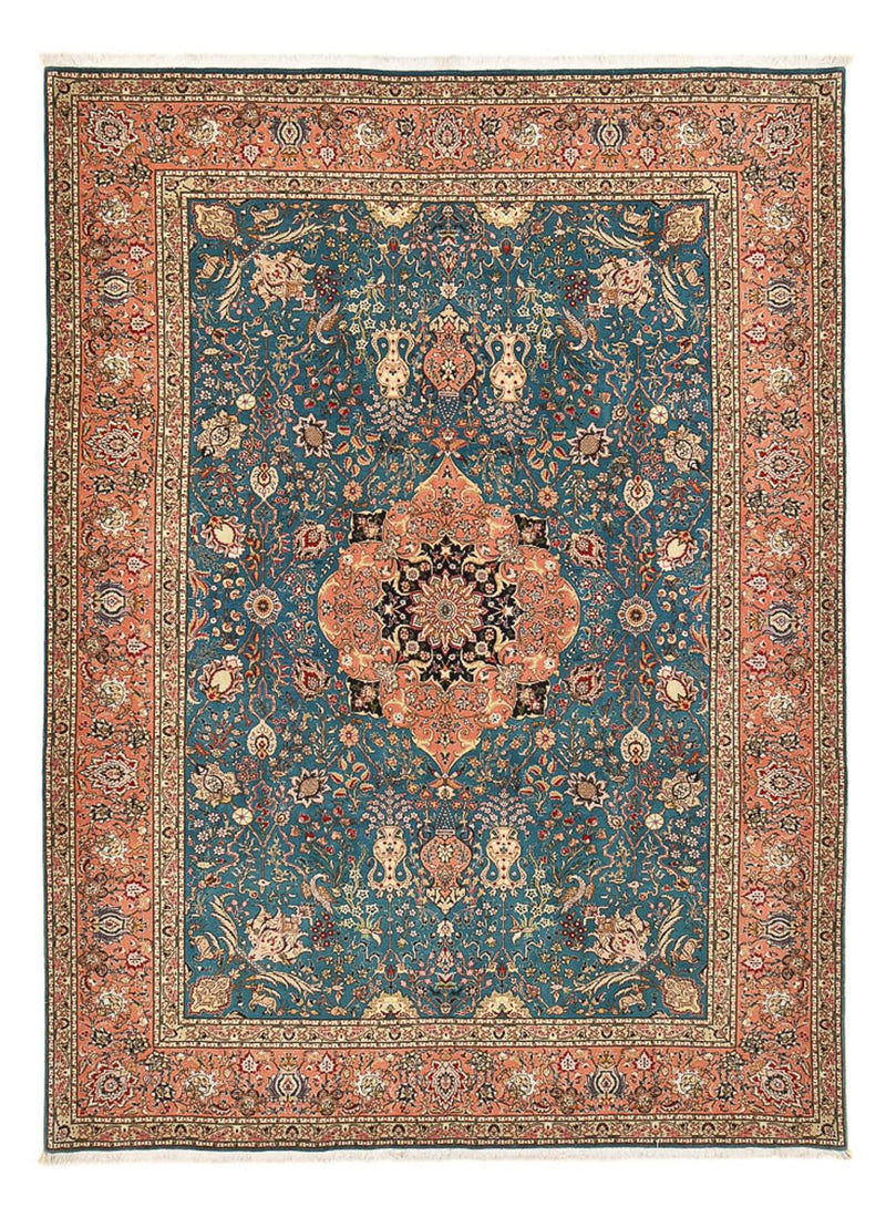 Perser Rug - Tabriz - Royal - 352 x 253 cm - sea blue