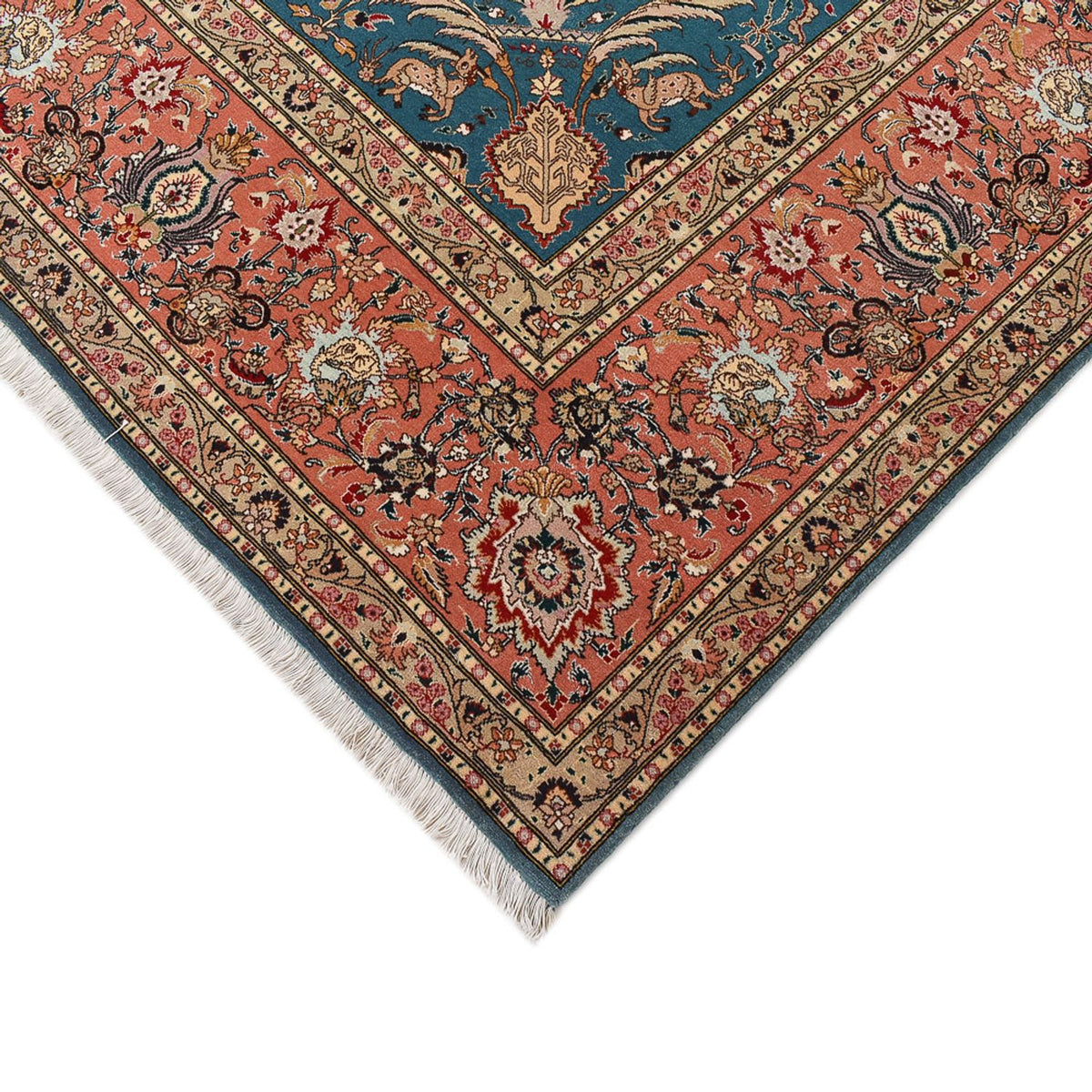 Perser Rug - Tabriz - Royal - 352 x 253 cm - sea blue