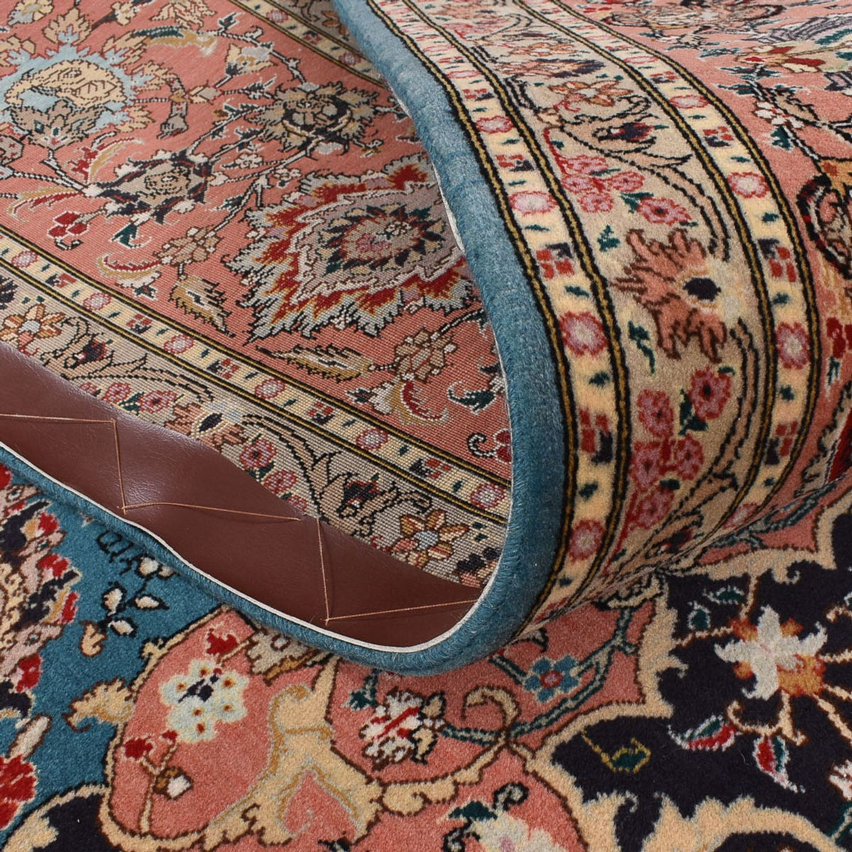 Perser Rug - Tabriz - Royal - 352 x 253 cm - sea blue