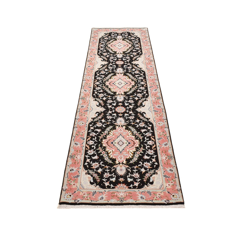 Runner Perser Rug - Tabriz - Royal - 300 x 83 cm - dark blue