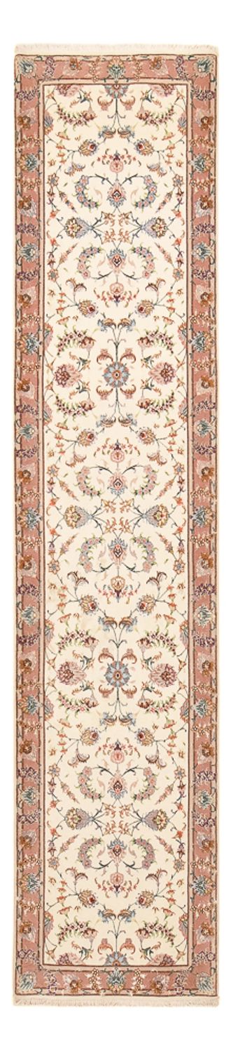 Runner Perser Rug - Tabriz - Premium - 347 x 77 cm - beige