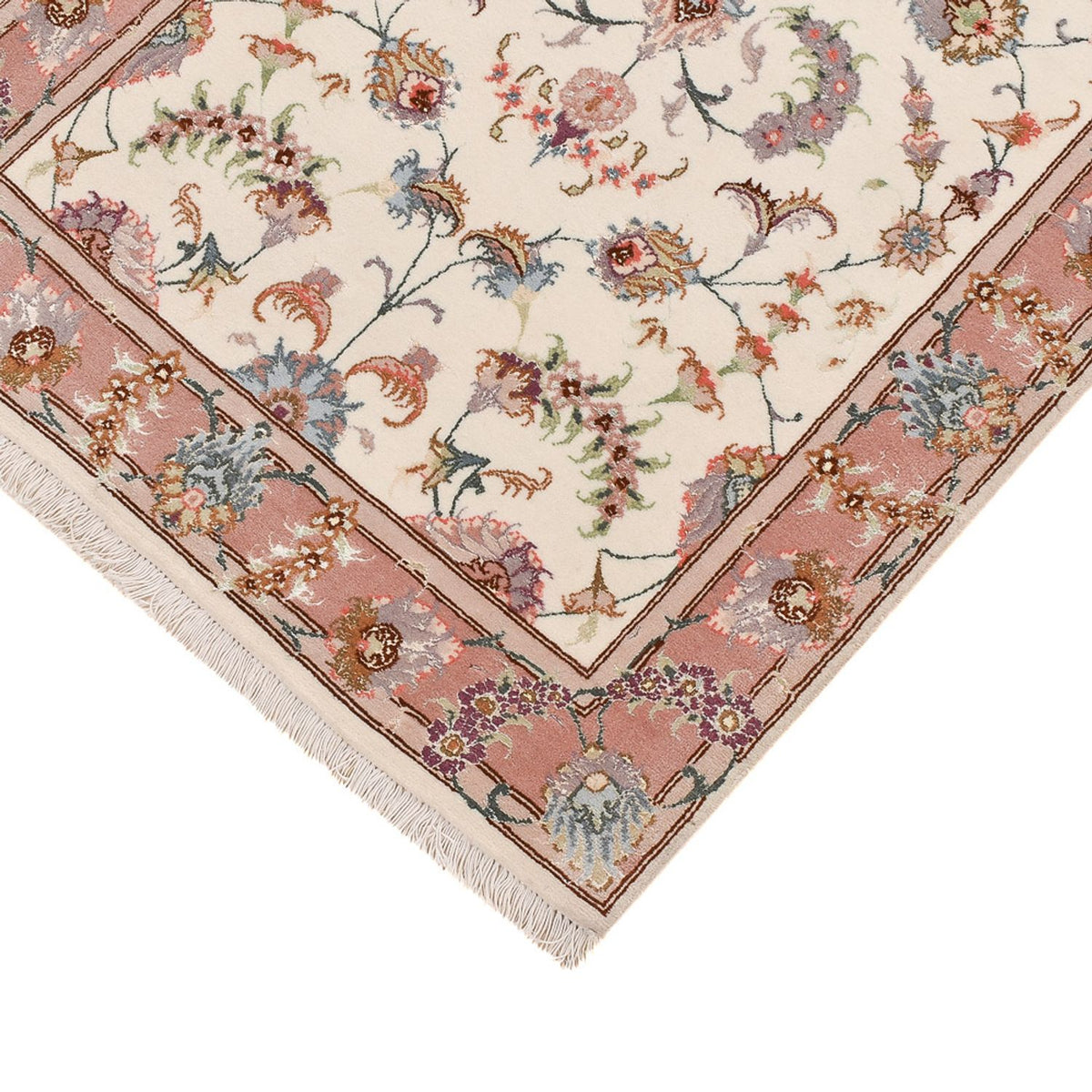 Runner Perser Rug - Tabriz - Premium - 347 x 77 cm - beige