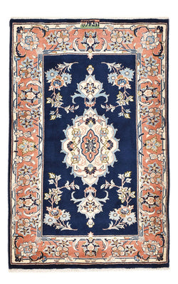 Perser Rug - Keshan - 132 x 85 cm - blue
