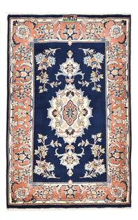 Perser Rug - Keshan - 132 x 85 cm - blue