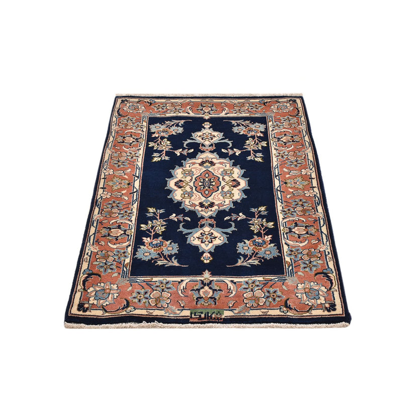 Perser Rug - Keshan - 132 x 85 cm - blue