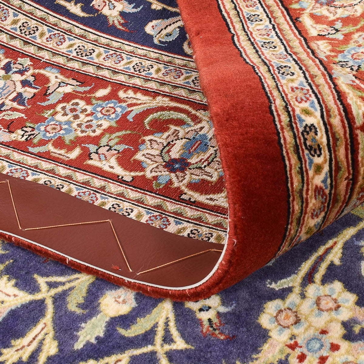 Perser Rug - Ghom - Royal - 203 x 133 cm - dark blue