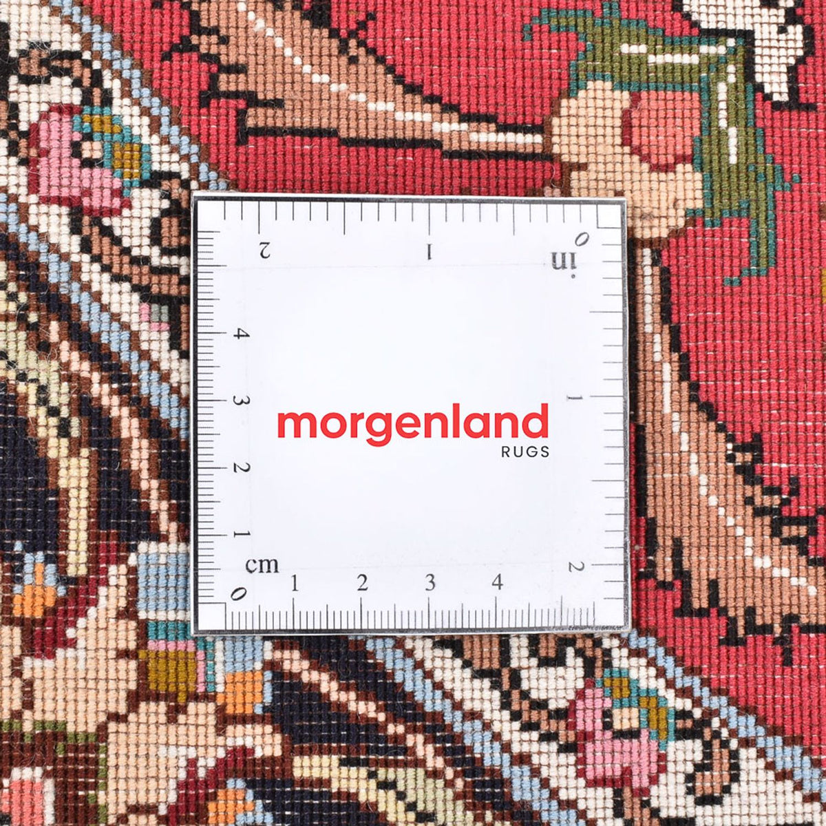 Perser Rug - Tabriz - Royal round  - 150 x 150 cm - red