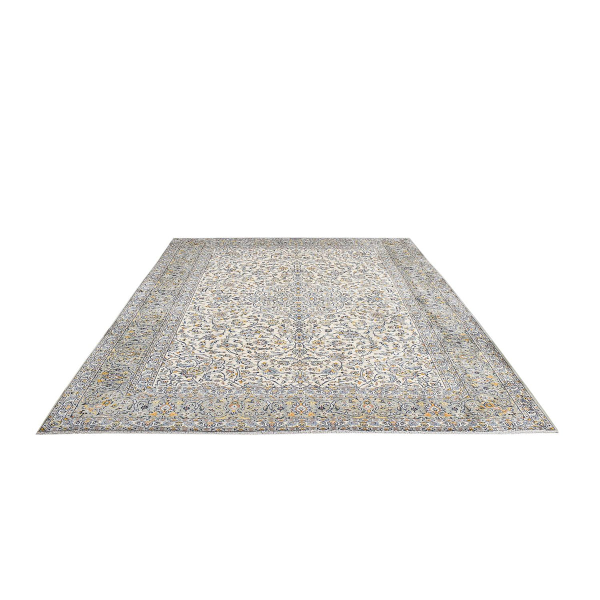 Perser Rug - Keshan - Royal - 350 x 285 cm - grey