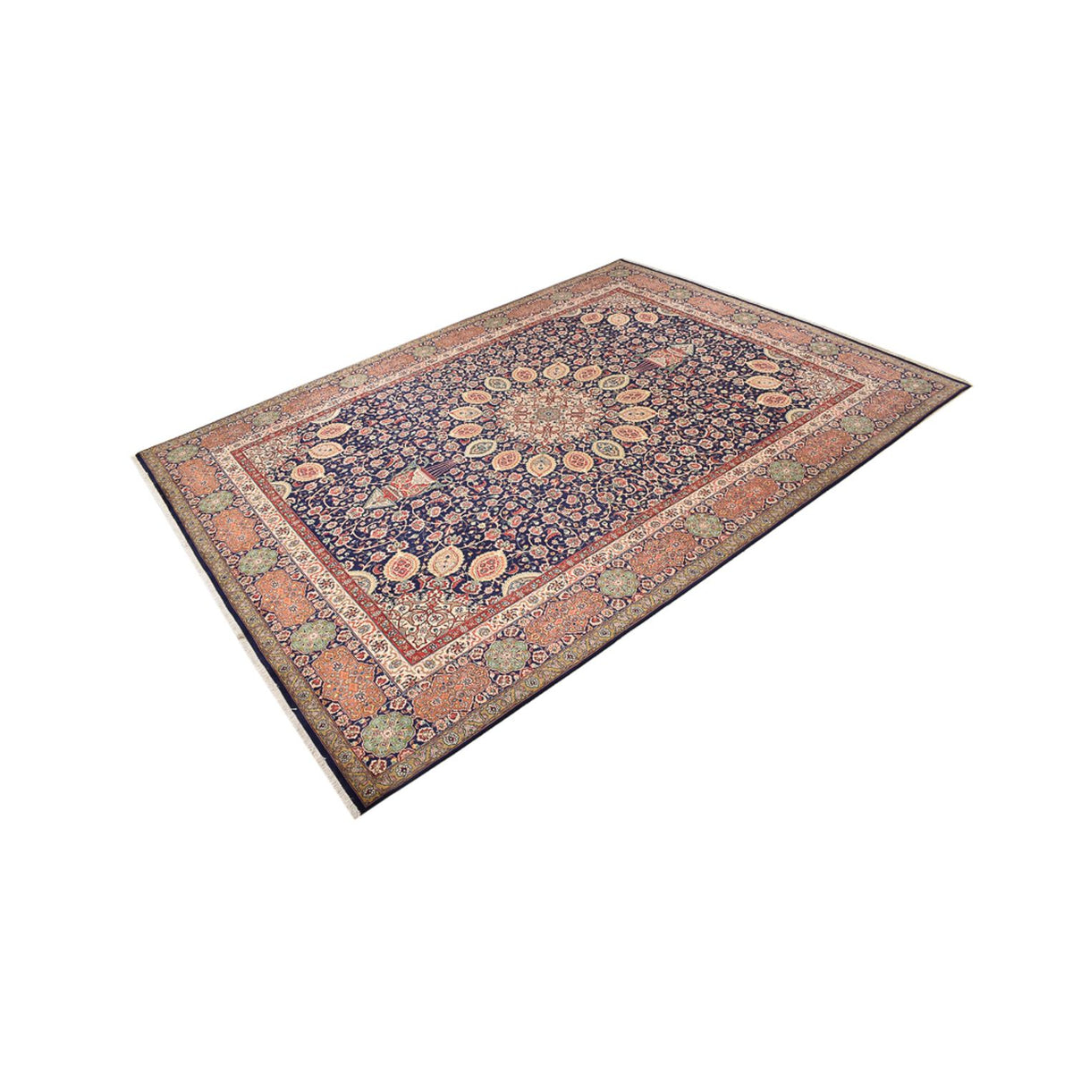 Perser Rug - Tabriz - Royal - 410 x 300 cm - dark blue